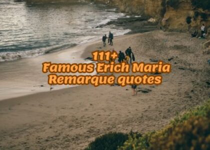 111+ Famous Erich Maria Remarque quotes