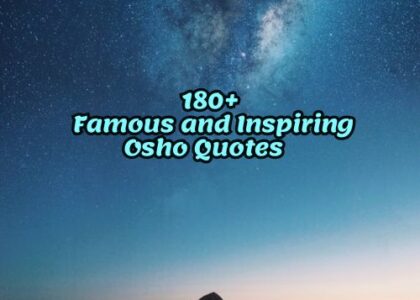 180+ Famous and Inspiring Osho Quotes