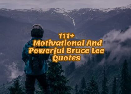 111+ Motivational And Powerful Bruce Lee Quotes