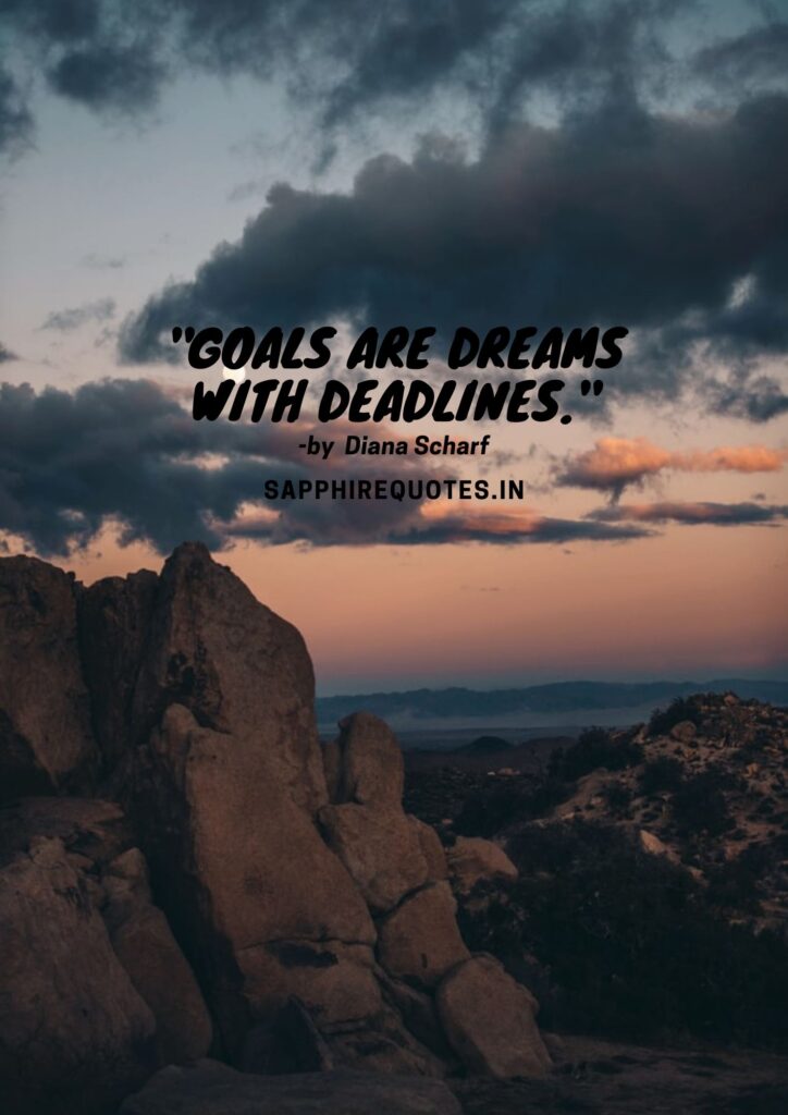 Positive Goals Quotes