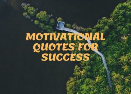 MOTIVATIONAL QUOTES FOR SUCCESS