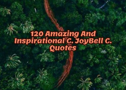 120 Amazing And Inspirational C. JoyBell C. Quotes (1)