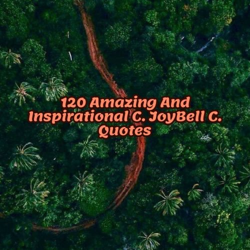 120 Amazing And Inspirational C. JoyBell C. Quotes (1)