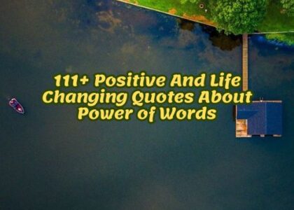 Quotes About Power of Words