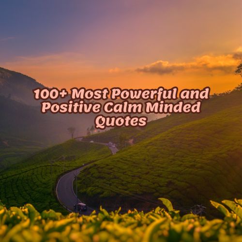 100+ Most Powerful and Positive Calm Minded Quotes