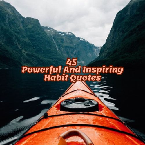 45 Powerful And Inspiring Habit Quotes