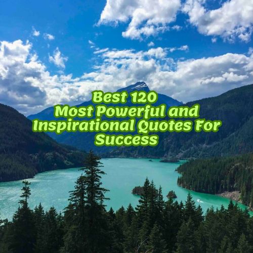 Best 120 Most Powerful and Inspirational Quotes For Success