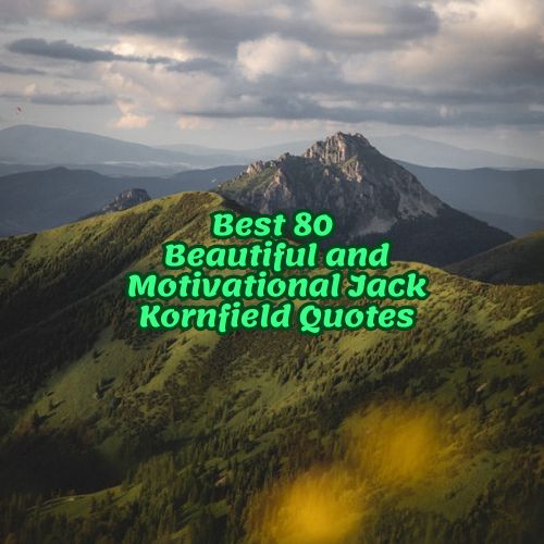 Best 80 Beautiful and Motivational Jack Kornfield Quotes