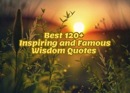 Best 120+ Inspiring and Famous Wisdom Quotes