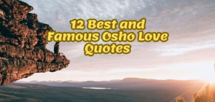 12 Best and Famous Osho Love Quotes