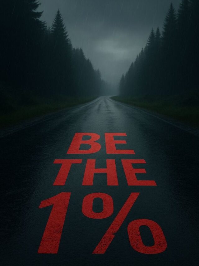 Set a goal, and do whatever it takes you to reach to that Goal.