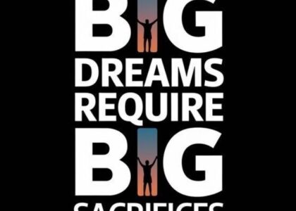 Sometimes life is not about what you want to do but...