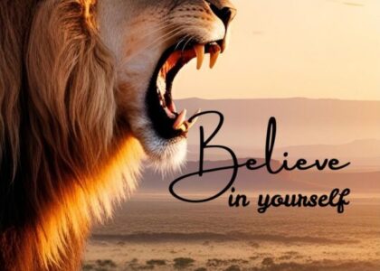 Never give up on yourself, even if others starts giving up on you.