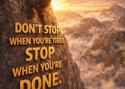 Even if you fail when pushing your limits, you can