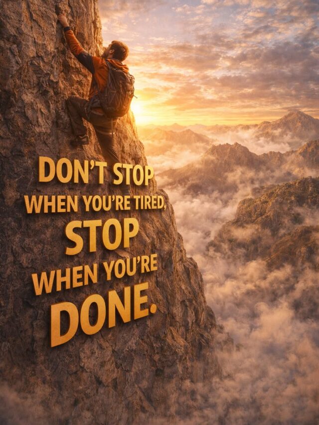 Even if you fail when pushing your limits, you can