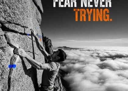 If you are tired, slow down, don't back down.