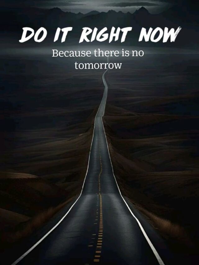 Greatest motivation is self motivation.