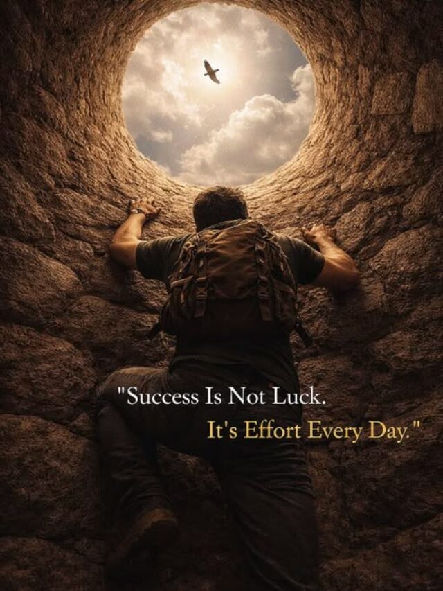 Believe in yourself and make it happen.