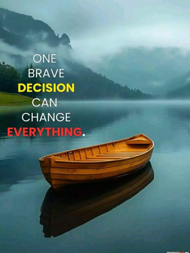 Keep your vision clear, stay committed to your beliefs.