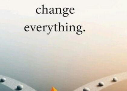 One choice can change everything.