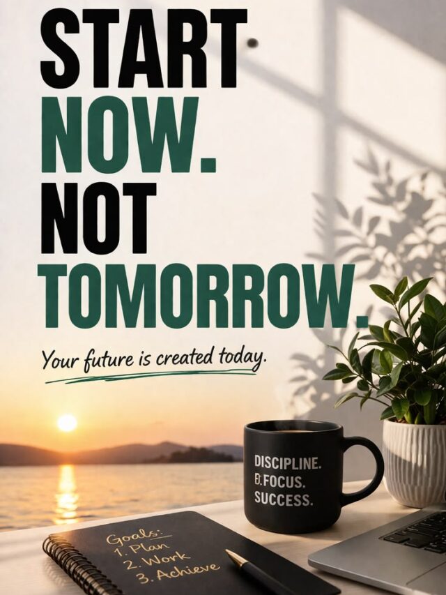 Start small, think big. Believe in yourself.