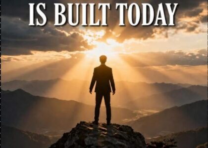 Once your vision is clarified and stated, do not look back.
