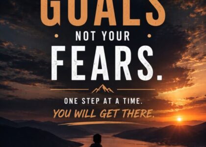 Achievement is whom you build yourself to become.