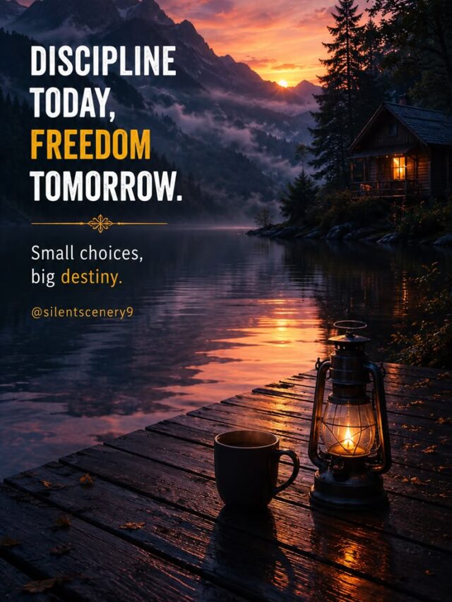 Do not get discouraged by distractions.