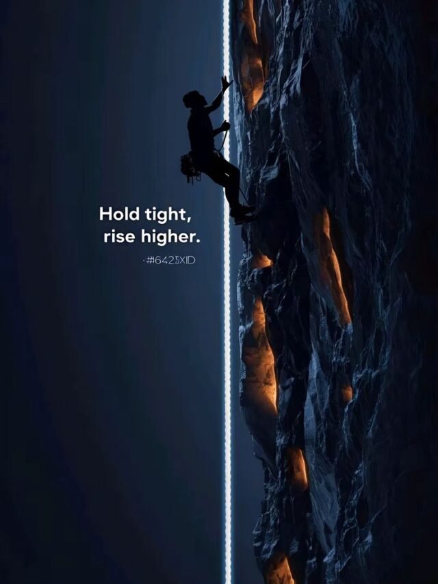 Hold Tight. Rise Higher.
