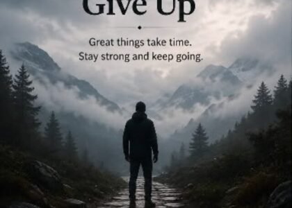 Great Things Take Time. Stay Strong and Keep Going.