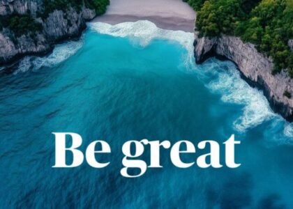Get excellence or live average.