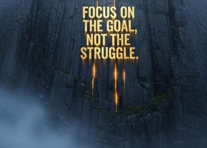 Don't be pushed around by the Fears in your mind.