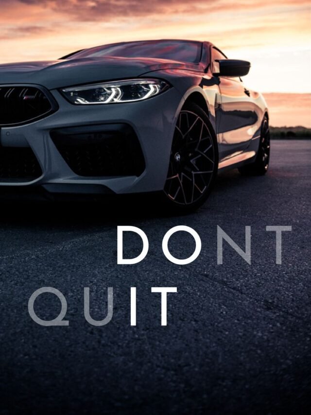 If you fall behind, run faster, Never Give up.